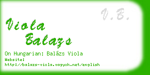 viola balazs business card